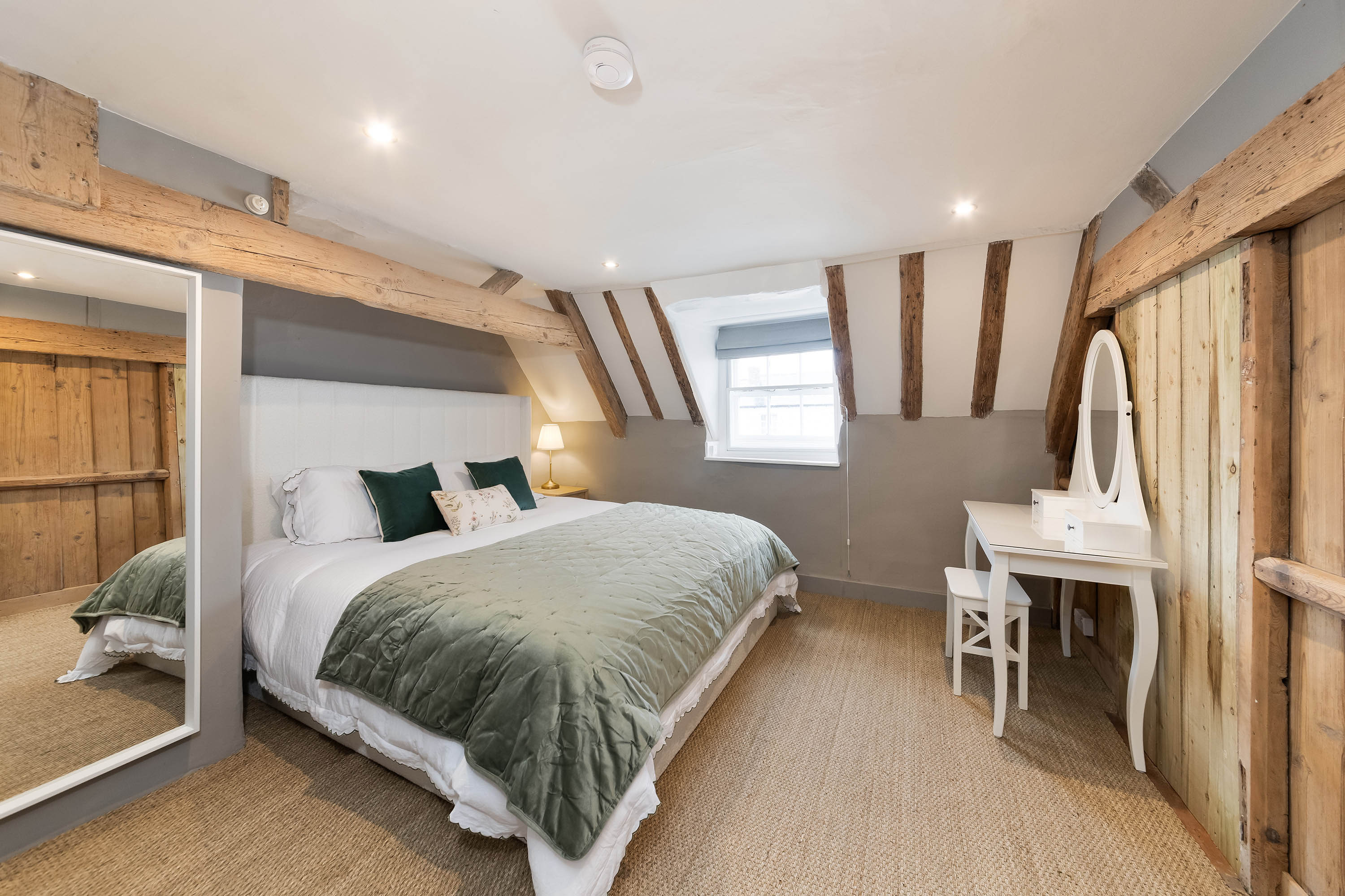 Master bedroom at Woodstock Nest